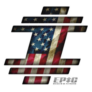 EPIC ICON FLAG - MEN'S T-SHIRT - WHITE - N92UBS Design