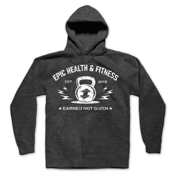 KETTLE BELL - PULLOVER HOODIE - CHARCOAL HEATHER GRAY - 9MBTKY Thumbnail