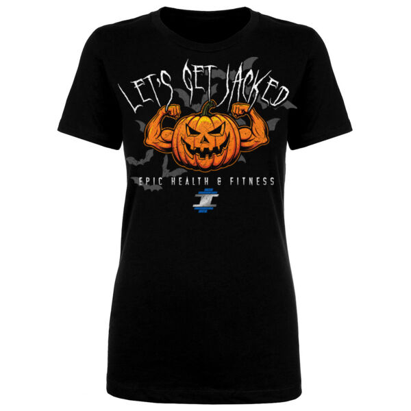 LET'S GET JACKED - WOMEN'S FITTED T-SHIRT - $YW1CB8$ Thumbnail