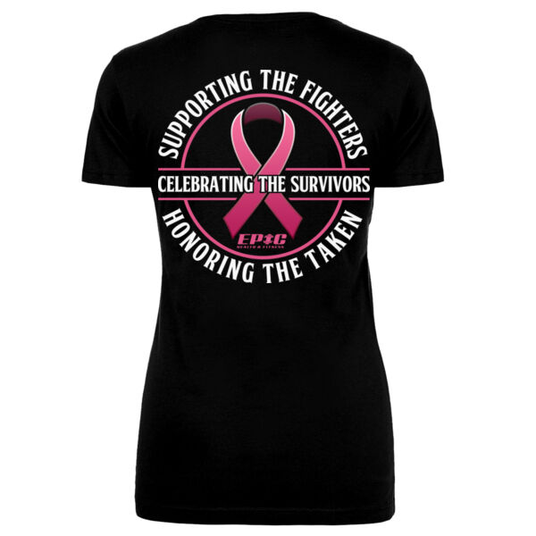 SUPPORTING THE FIGHTERS - WOMEN'S FITTED T-SHIRT - $6HN18X$ Thumbnail